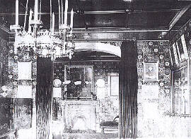 photograph of the drawing room 1870's