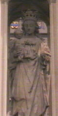 virgin & child statue
