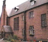 the front of the house