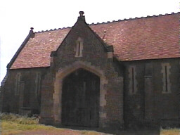exterior of the barn