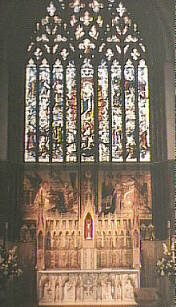 altar and window