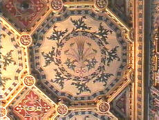 decorated ceiling