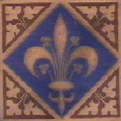 fleur de lis tile