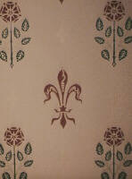 rose and fleur de lys